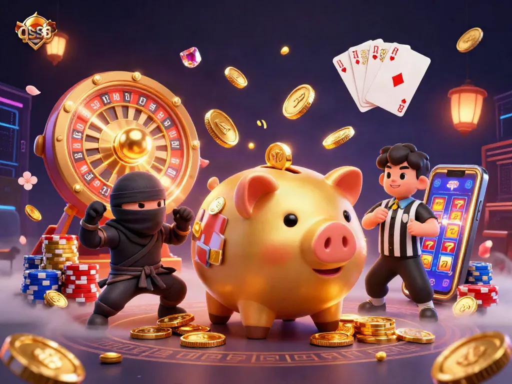 Experience the dynamic energy of qs88 casino gameplay with vibrant characters and thrilling elements.