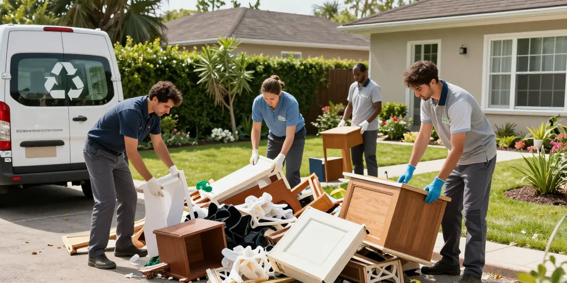 London house clearance team efficiently removing debris and rubbish from a residential property.