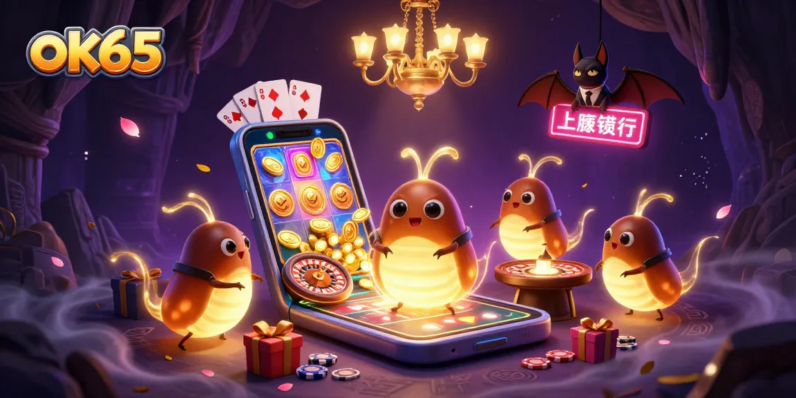 Experience the vibrant thrills of ok65 casino featuring glowworms illuminating the action.