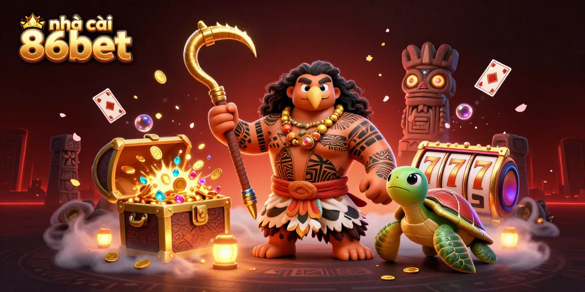 Engage with nhà cái 86bet's dynamic casino experience through colorful 3D underwater themes and vibrant game elements.