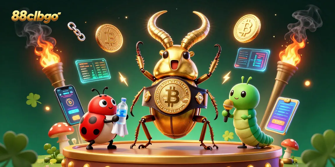 Engage in thrilling gameplay at 88clbgo with vibrant 3D cartoon casino characters and crypto elements.
