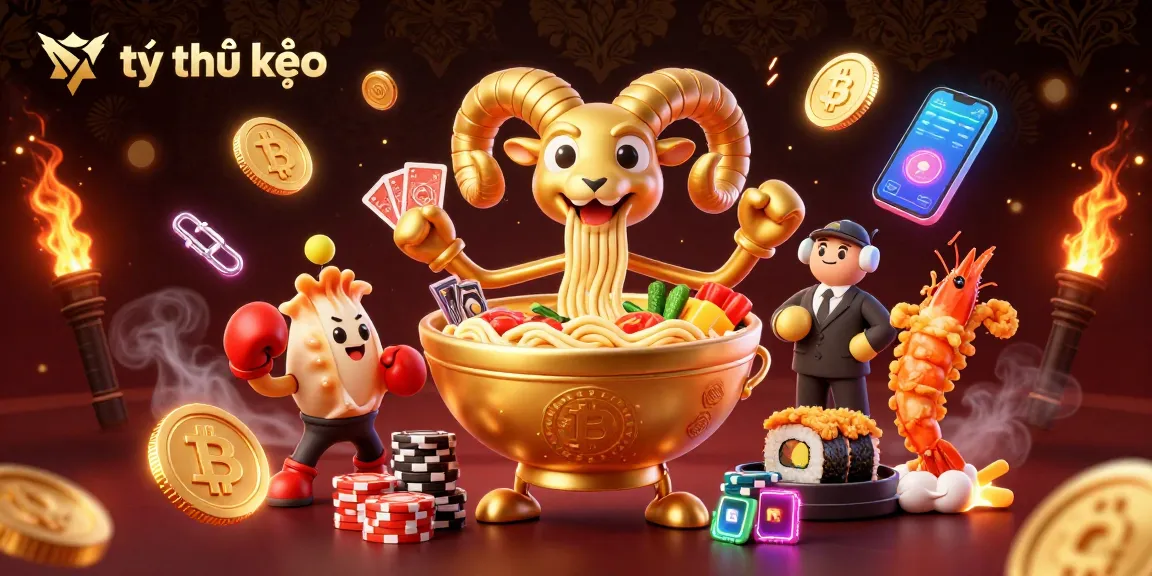 Experience thrilling tỷ lệ kèo action in a vibrant cartoon casino world with dynamic characters and glowing crypto