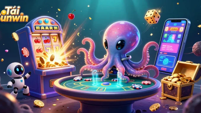 Activate your winning strategies at Tải Sunwin with vibrant casino elements and stunning alien characters.