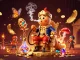 Enjoy action-packed gameplay on go 88 with a vibrant casino-themed illustration of whimsical characters.