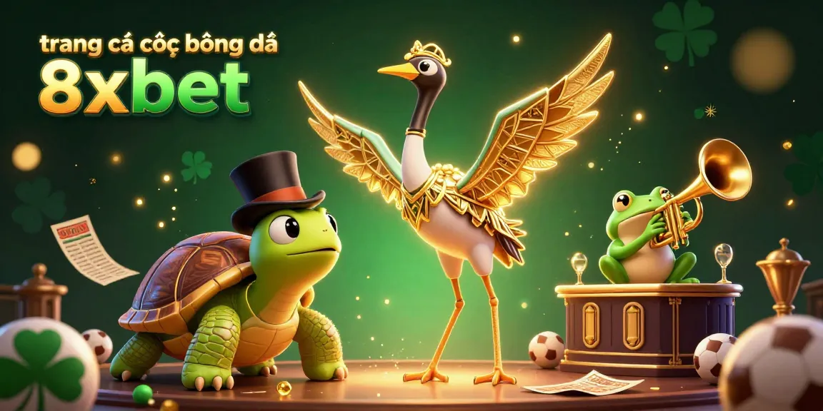 Experience sports betting excitement with trang cá cược bóng đá 8xbet in a vibrant 3D scene featuring dynamic casino elements.