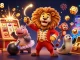 Hello88 com showcases thrilling casino excitement with a vibrant circus illustration, featuring iconic characters and casino elements, promoting engagement.
