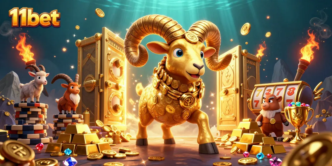 Engage with thrilling casino action featuring 11bet’s golden ram and vibrant slot reels.