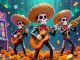 Hitclub casino illustration with mariachi band and colorful game elements creating an engaging atmosphere.