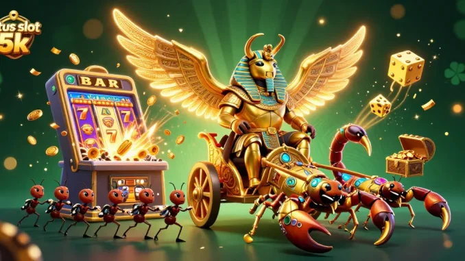 Experience thrilling gameplay with situs slot 5k's vibrant casino illustration featuring jackpot excitement.