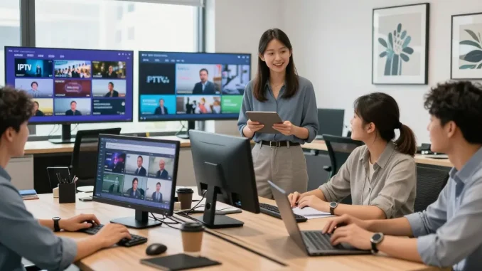 IPTV UK services offered by trusted local provider, showcasing professional contractor approach in community-focused setting.